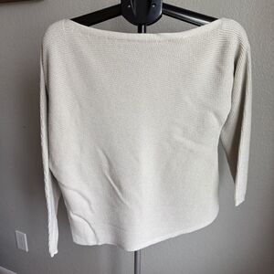Treasure and Bond Cool Summer Waffle Knit Asmmetrical Sweater Women's Large